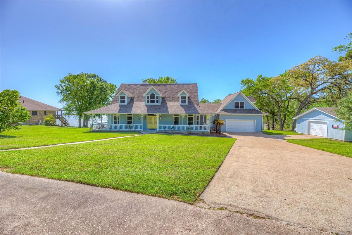 Attached, Backyard, Detached Garage, Exterior, Facade, Cape Cod