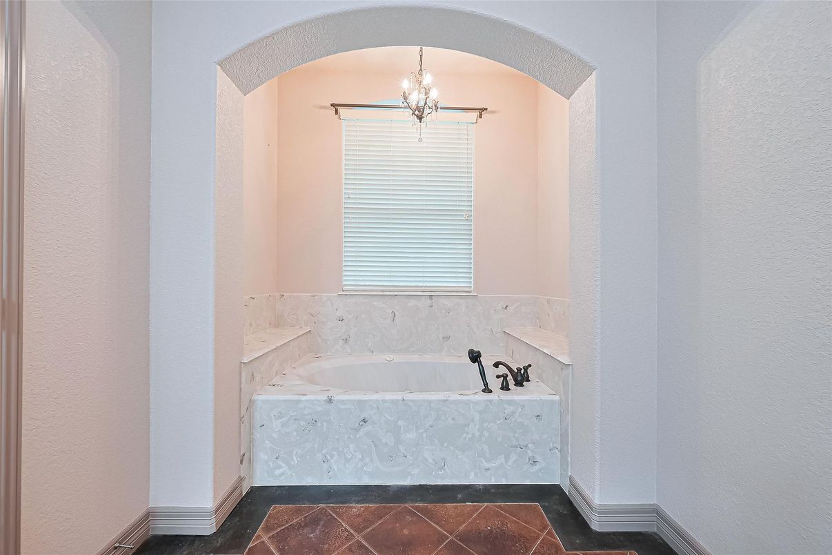 Bathroom, Chandelier, Interior
