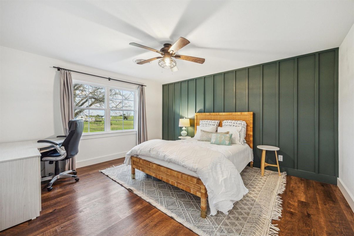 Bedroom, Interior, Wood Texture Flooring