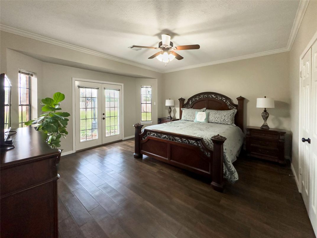 Bedroom, Interior, Wood Texture Flooring
