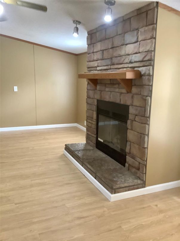 Fireplace, Interior, Wood Texture Flooring