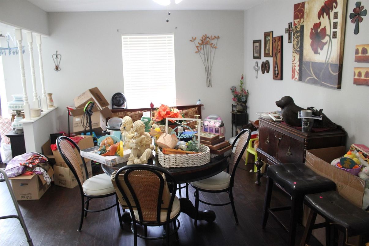 Dining room, Interior, Wood Texture Flooring