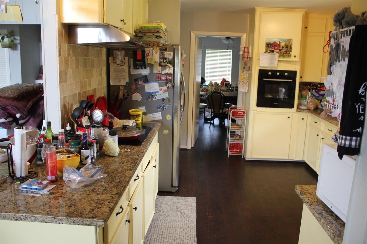 Interior, Kitchen, Wood Texture Flooring