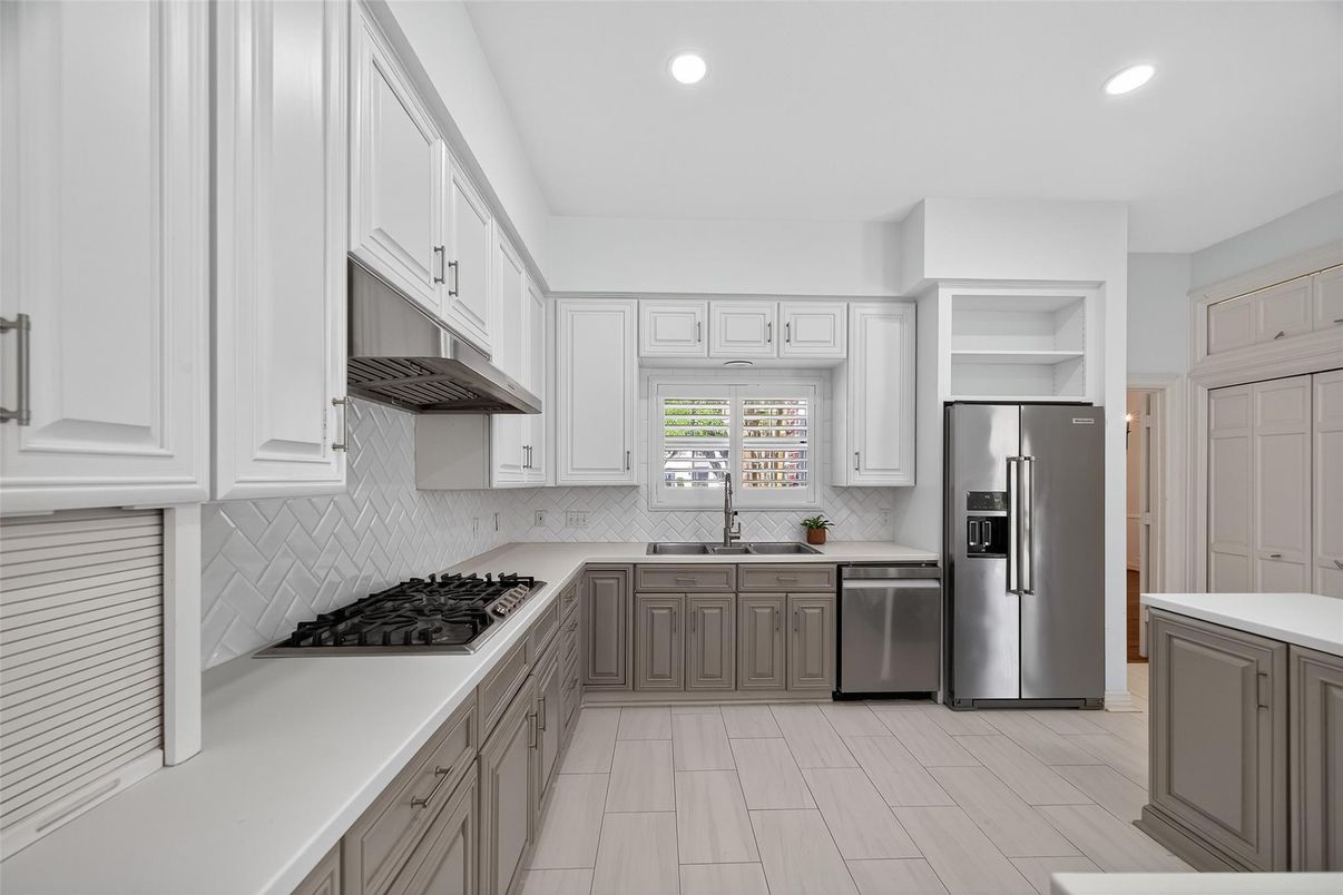 Interior, Kitchen, Recessed Lighting, Stainless Steel Appliances