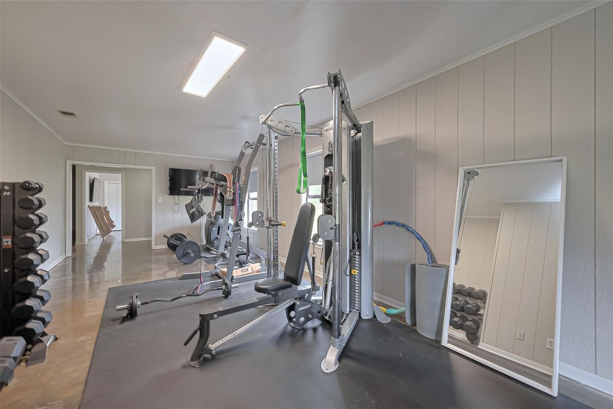 Fitness Equipment, Gym, Interior