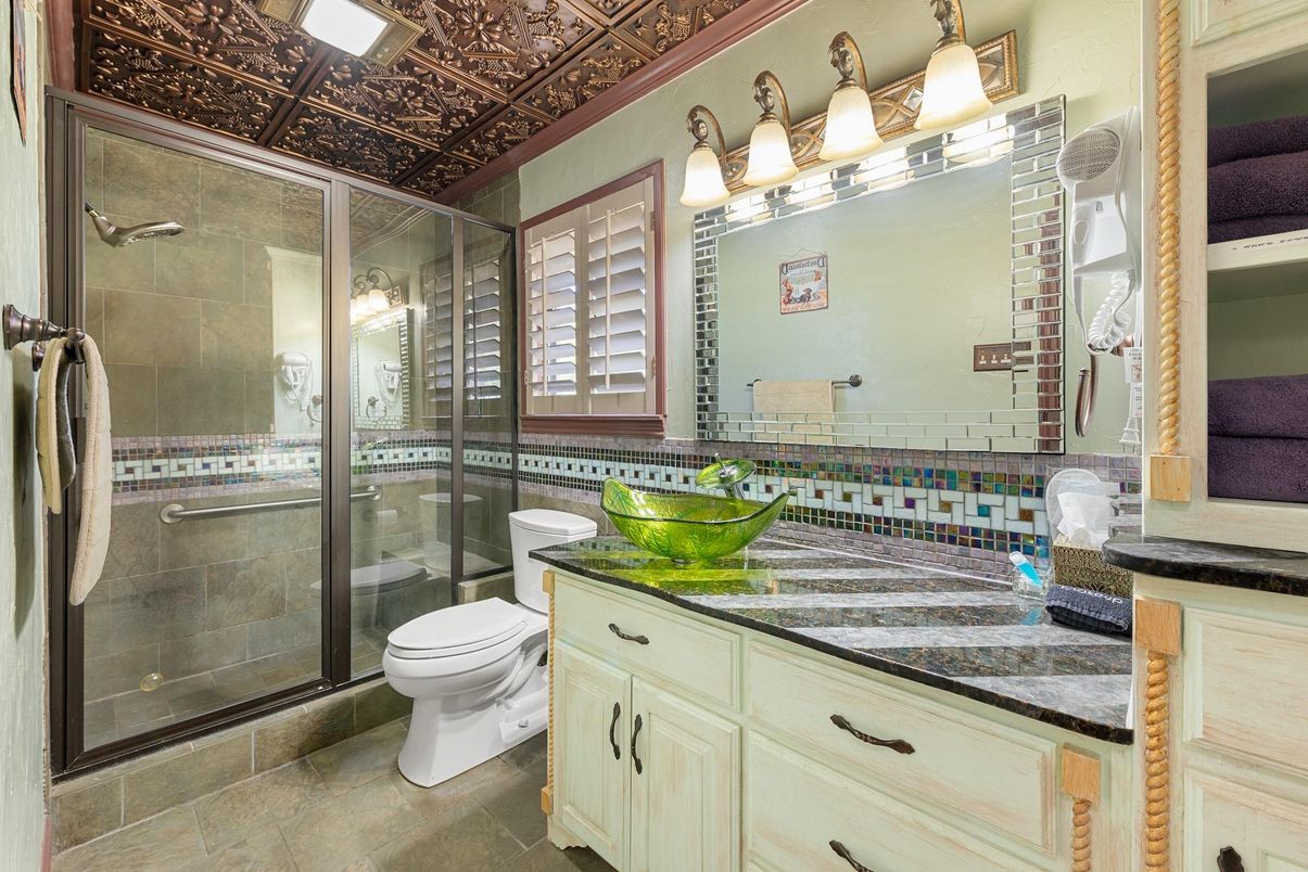 Bathroom, Glass Shower, Interior