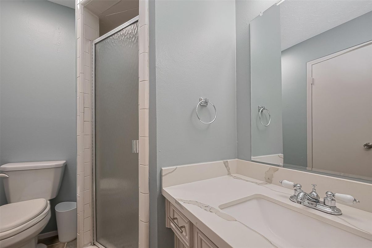 Bathroom, Glass Shower, Interior
