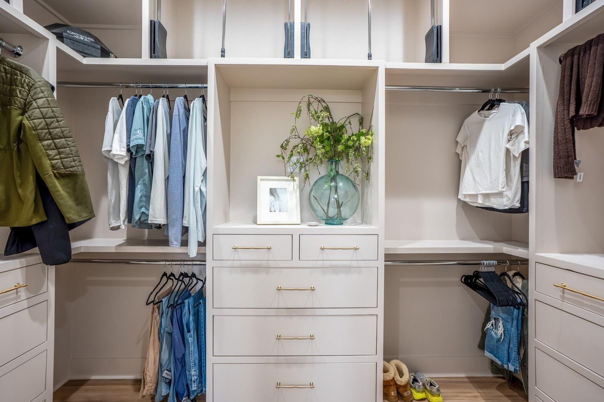 Interior, Walk-in Closets, Wood Texture Flooring