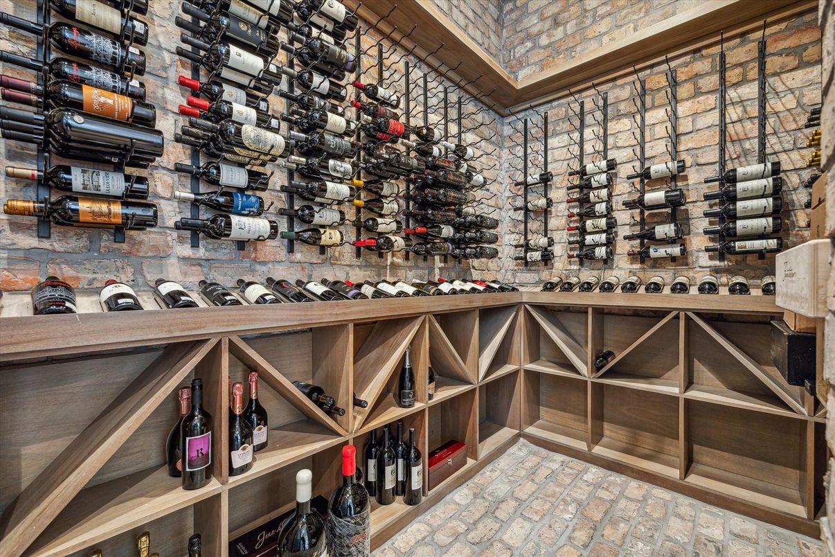 Interior, Stone Walls, Wine Storage