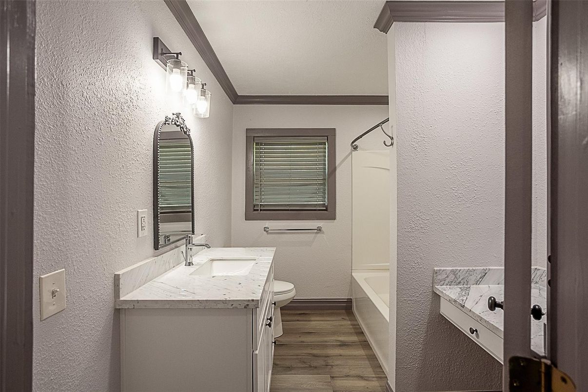 Bathroom, Interior, Wood Texture Flooring