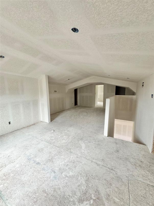 Empty room, Interior, Recessed Lighting
