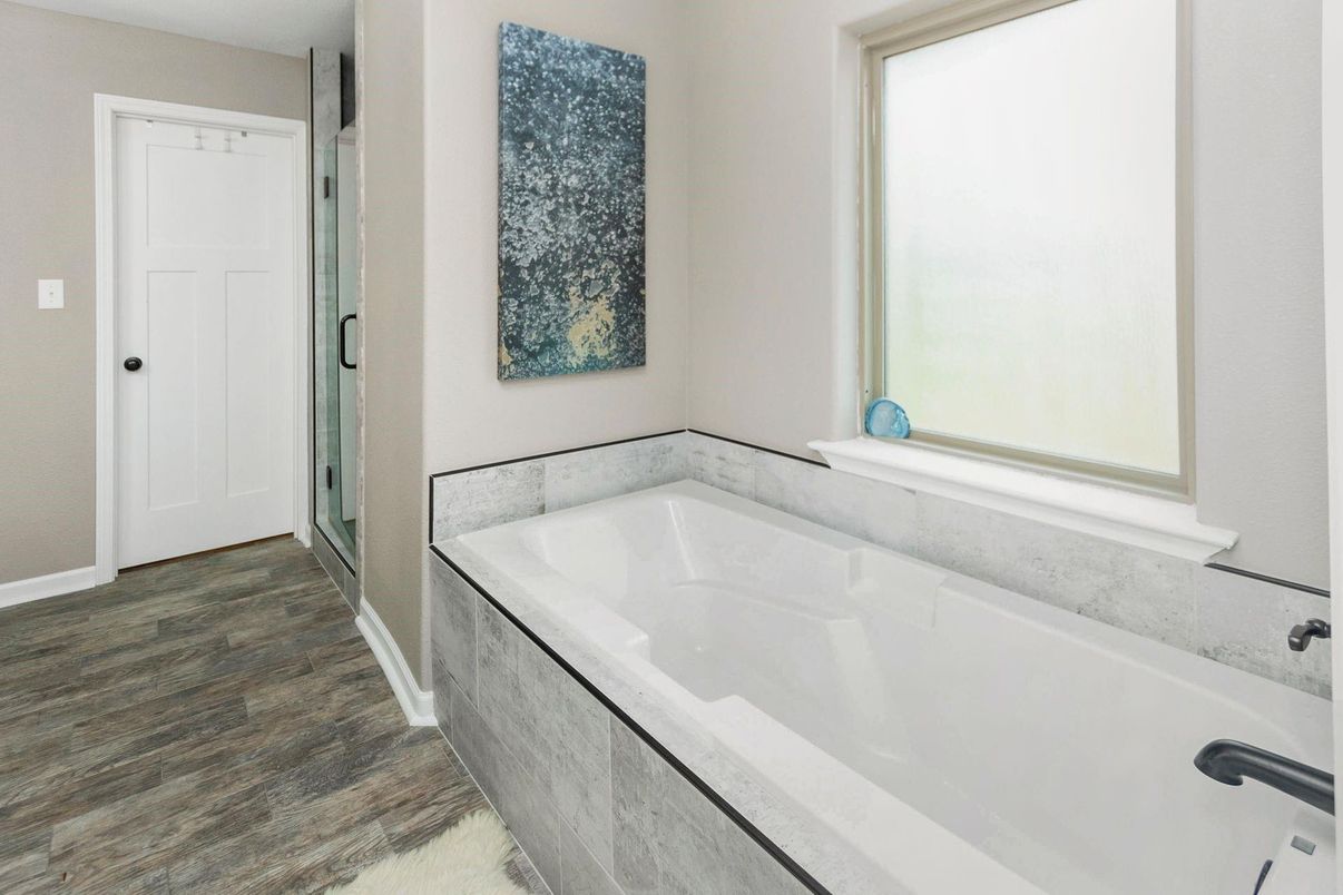 Bathroom, Interior, Wood Texture Flooring