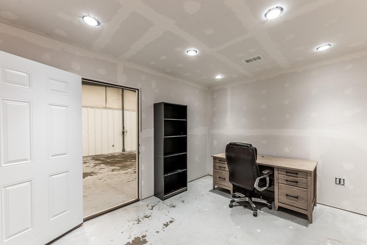 Home Office, Interior, Recessed Lighting
