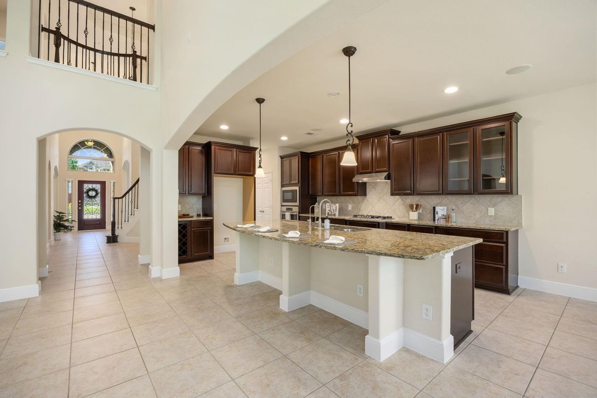 Interior, Kitchen, Pendant Lights, Recessed Lighting