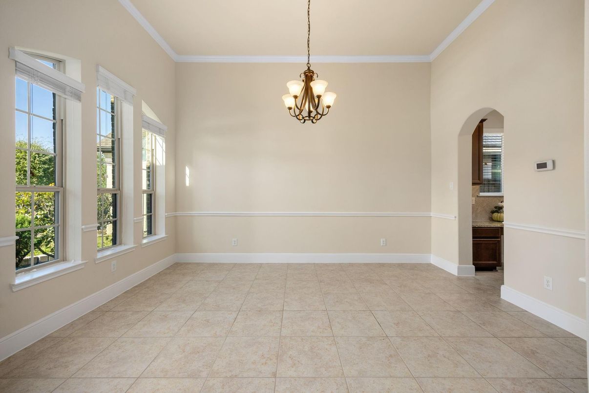 Chandelier, Empty room, Interior