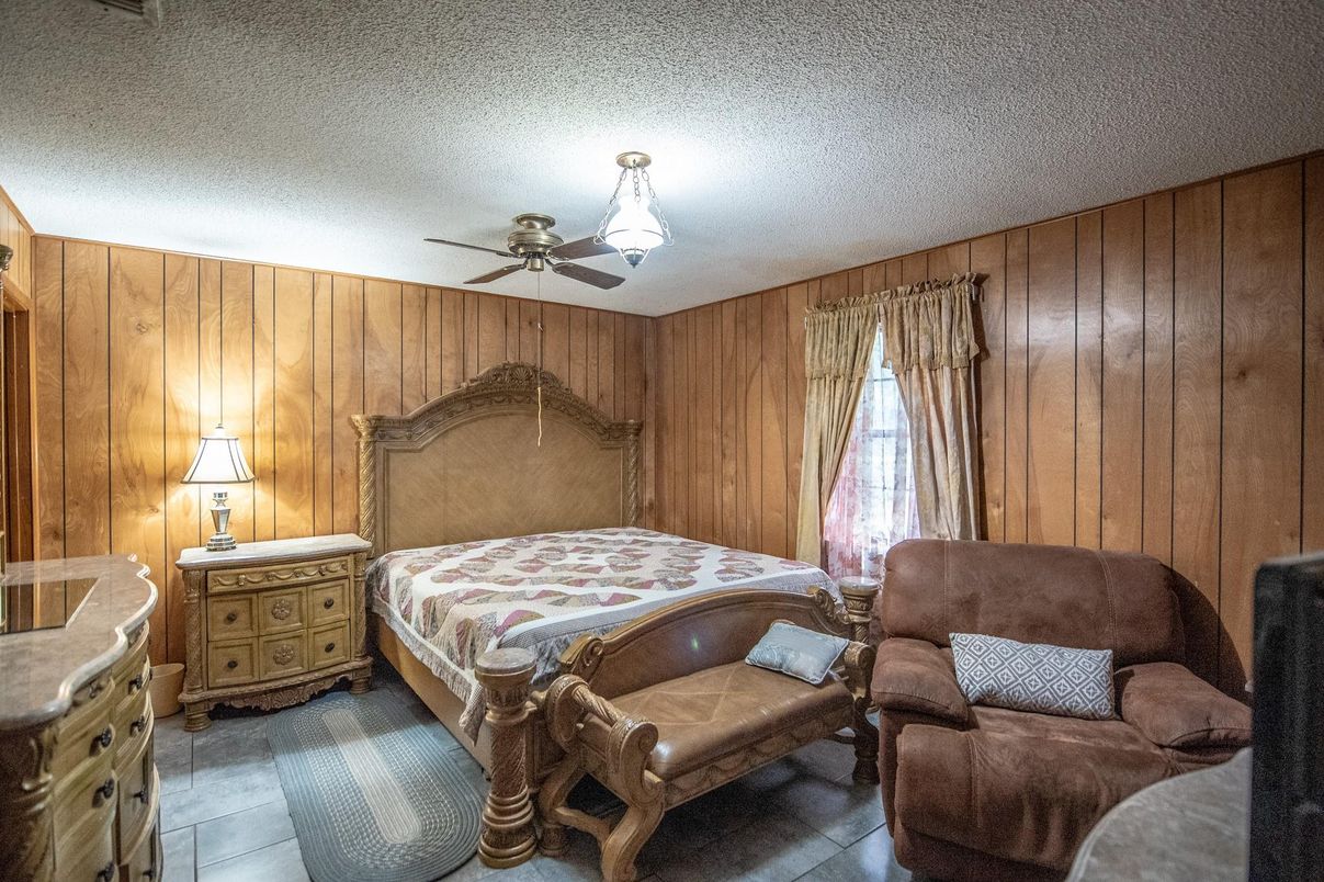 Bedroom, Interior, Wooden Walls