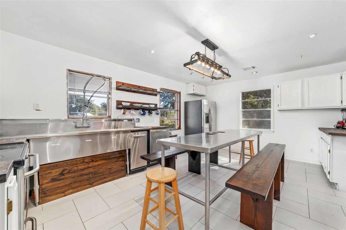 Interior, Kitchen, Recessed Lighting, Stainless Steel Appliances
