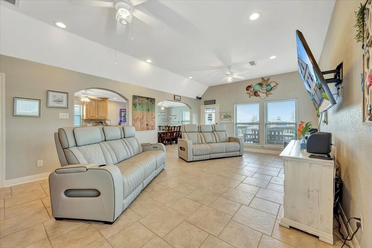 Interior, Living room, Recessed Lighting