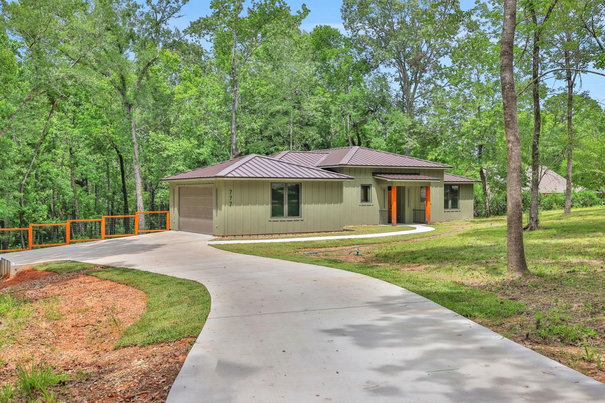 Attached, Backyard, Detached Garage, Exterior, Facade, Ranch