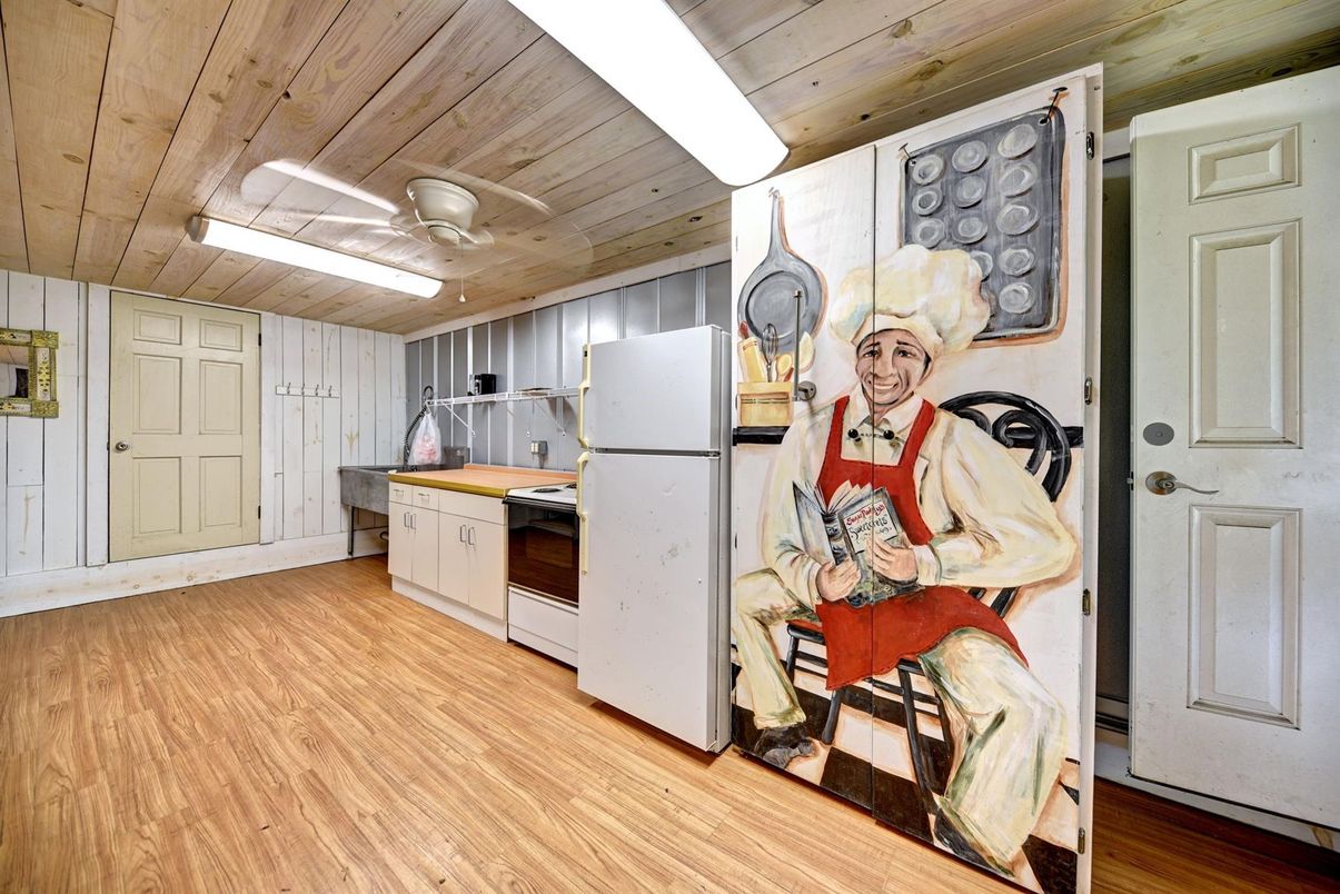 Interior, Kitchen, Wooden Ceilings, Wood Texture Flooring