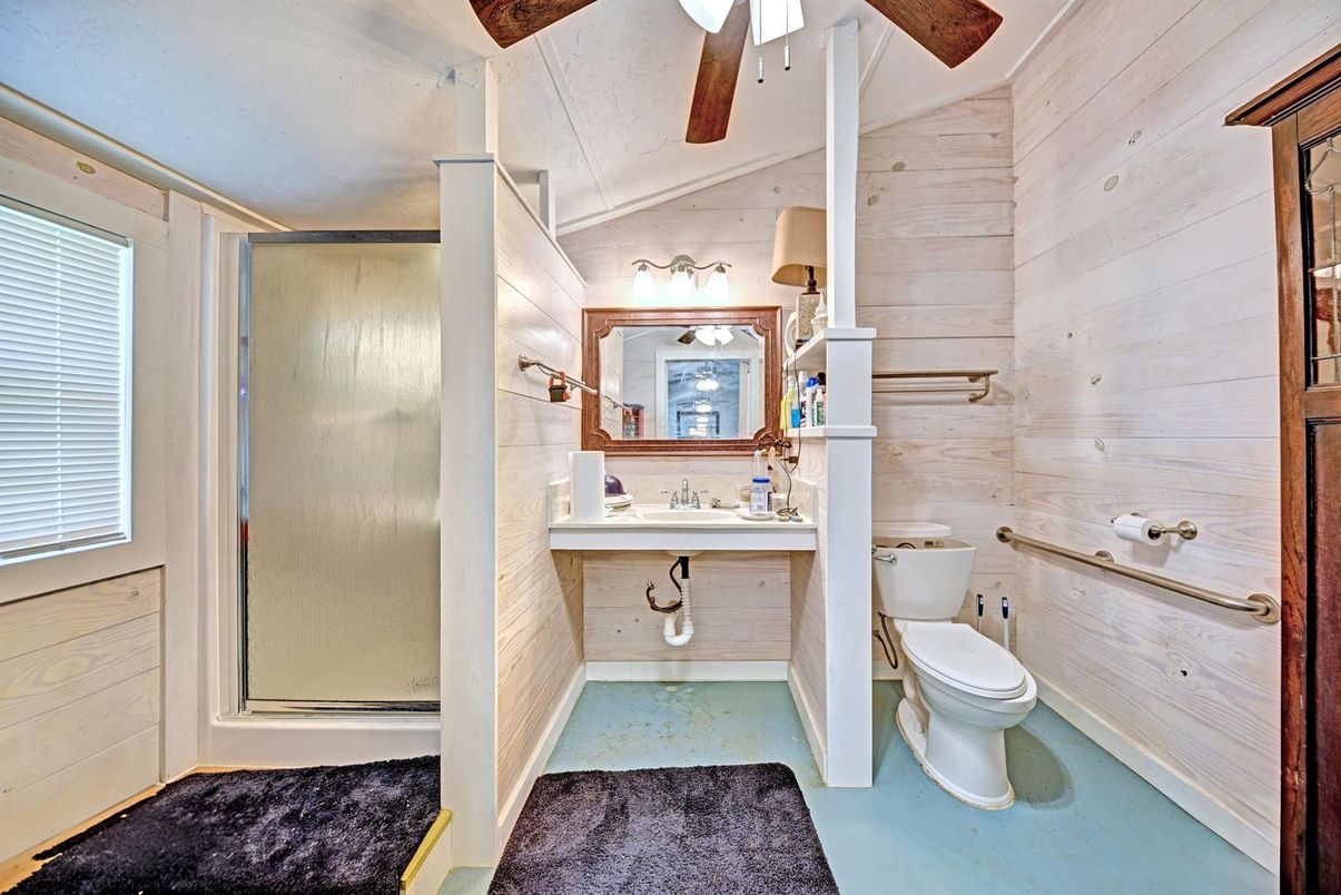 Bathroom, Interior, Wooden Walls