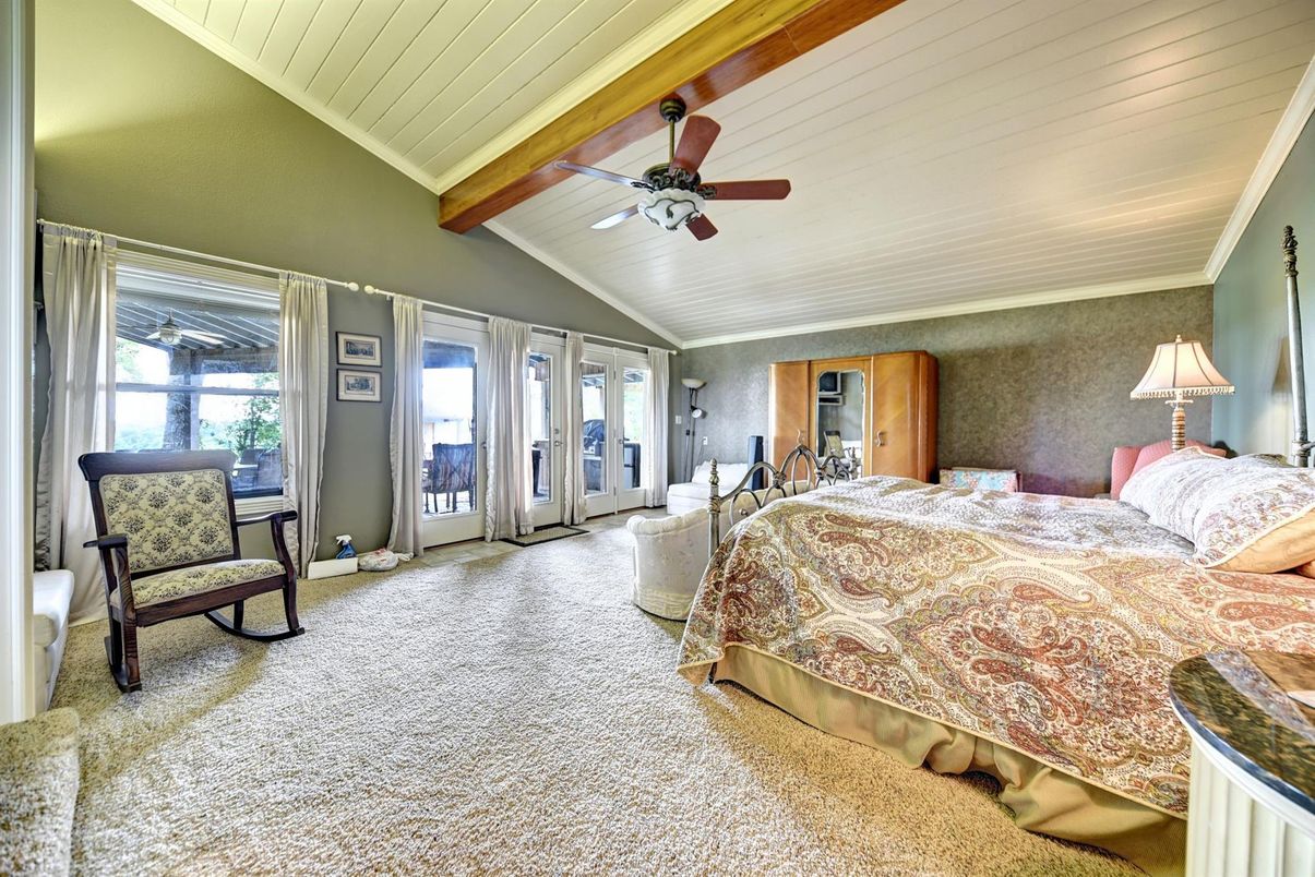 Bedroom, Interior, Wooden Beams