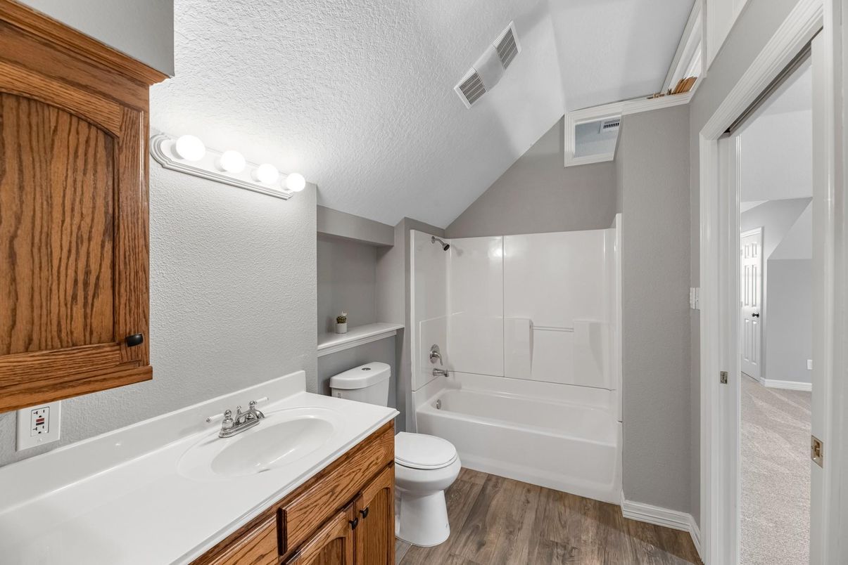 Bathroom, Interior, Wood Texture Flooring
