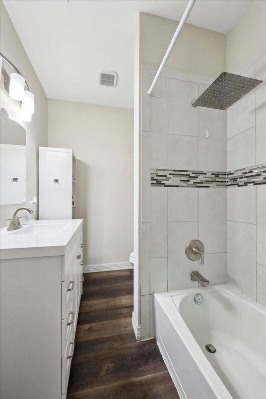 Bathroom, Interior, Wood Texture Flooring