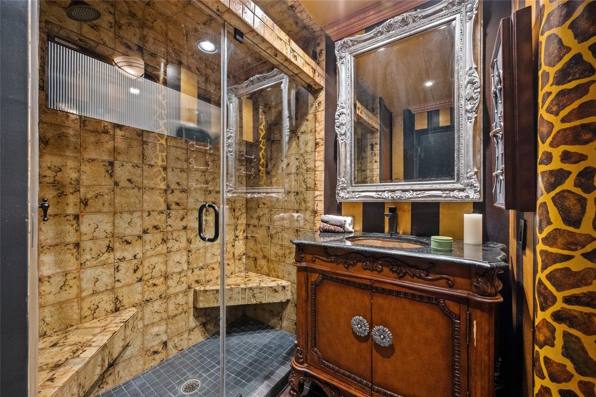 Bathroom, Glass Shower, Interior