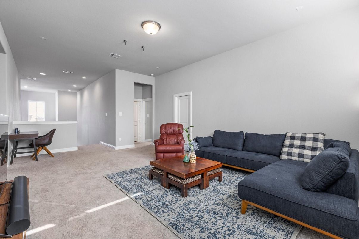 Interior, Living room, Recessed Lighting