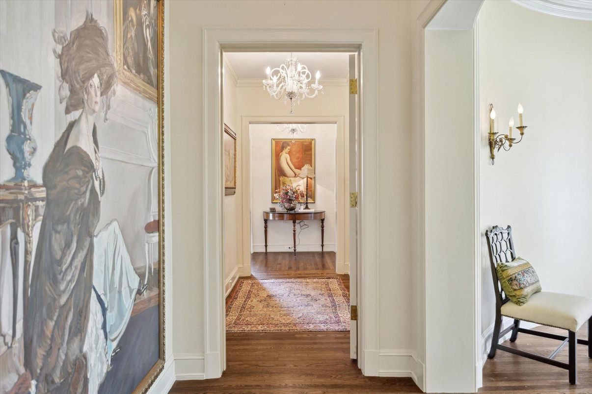 Chandelier, Interior, Wood Texture Flooring