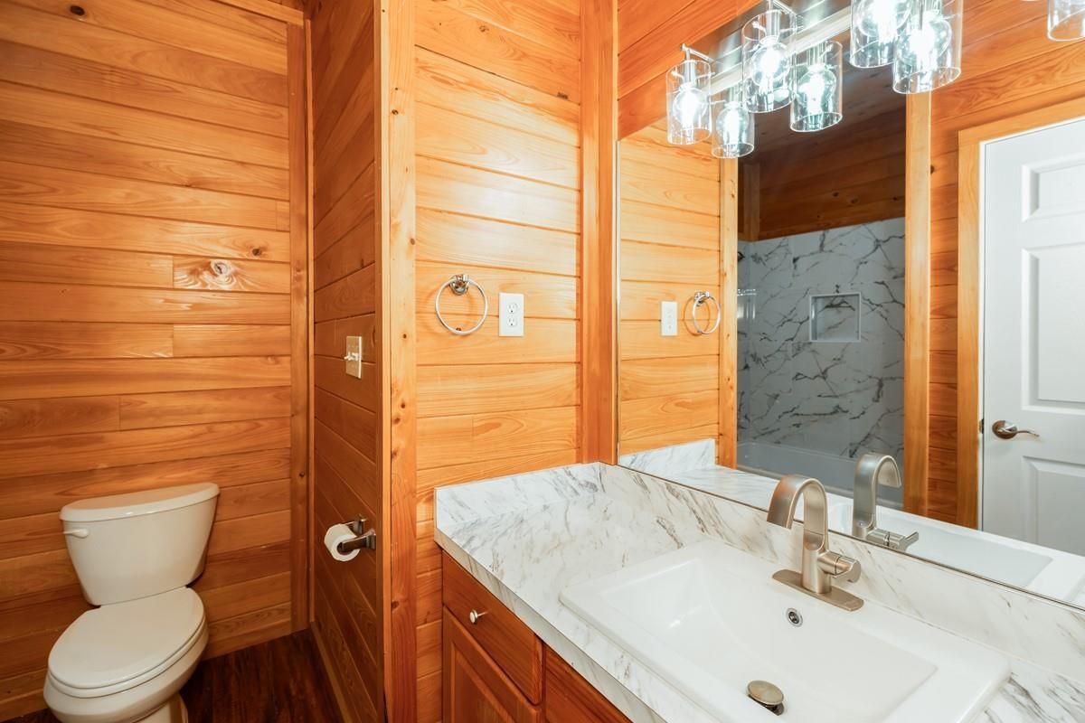 Bathroom, Interior, Wooden Walls