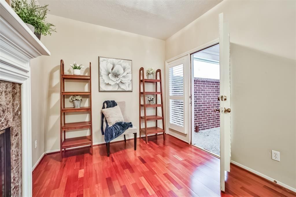 Fireplace, Interior, Wood Texture Flooring