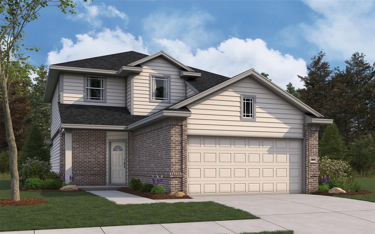 Attached, Exterior, Facade, Brick Facade, Brick Traditional