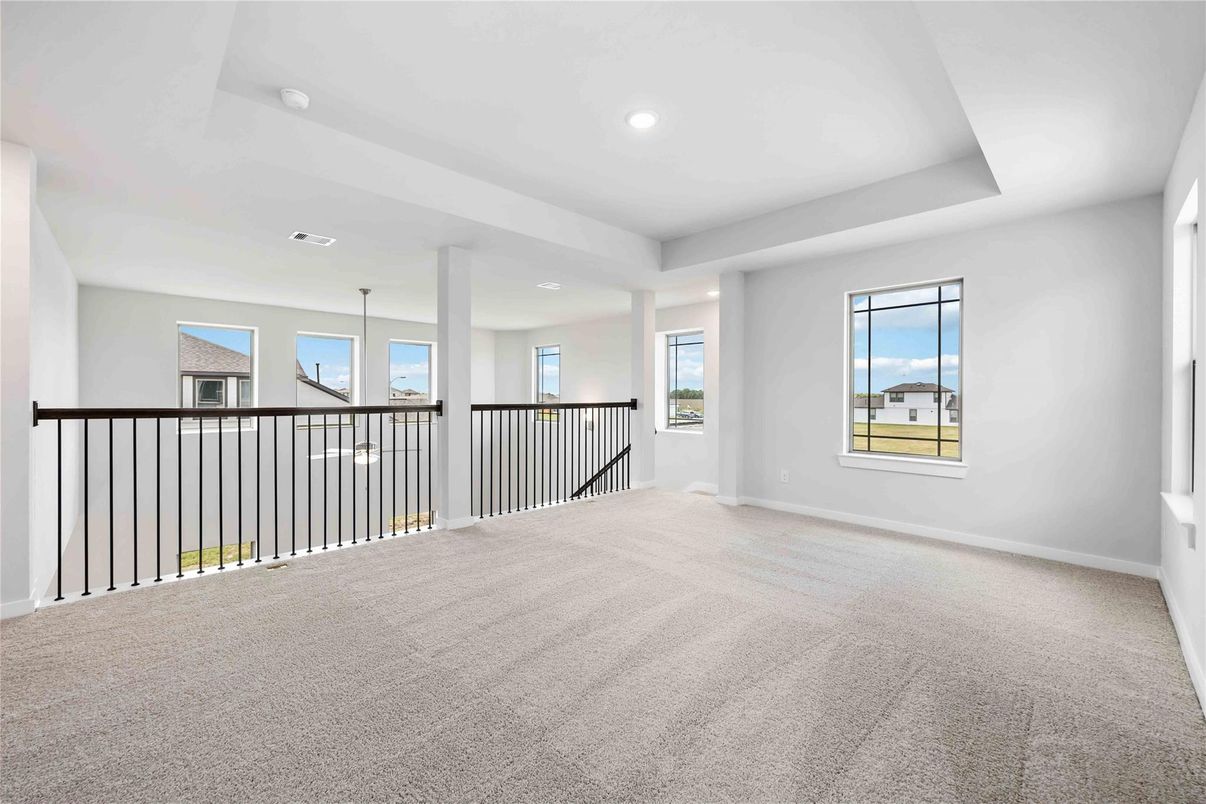 Empty room, Interior, Recessed Lighting