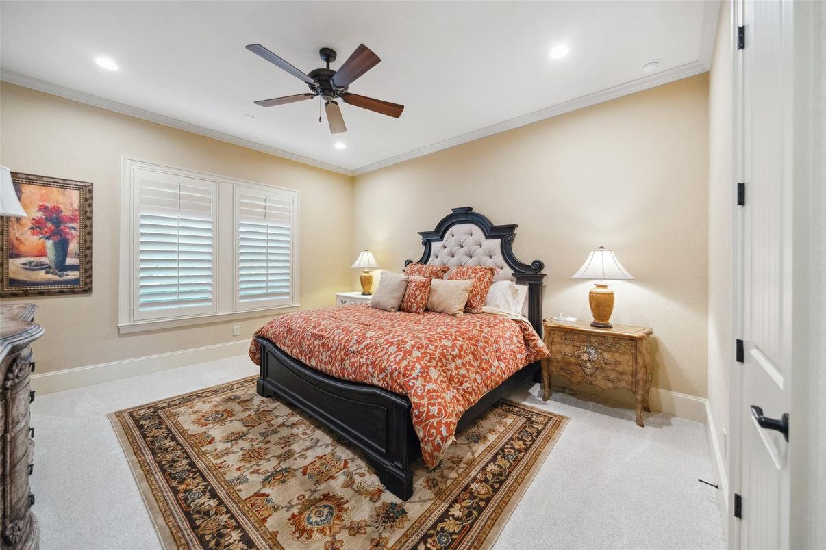 Bedroom, Interior, Recessed Lighting