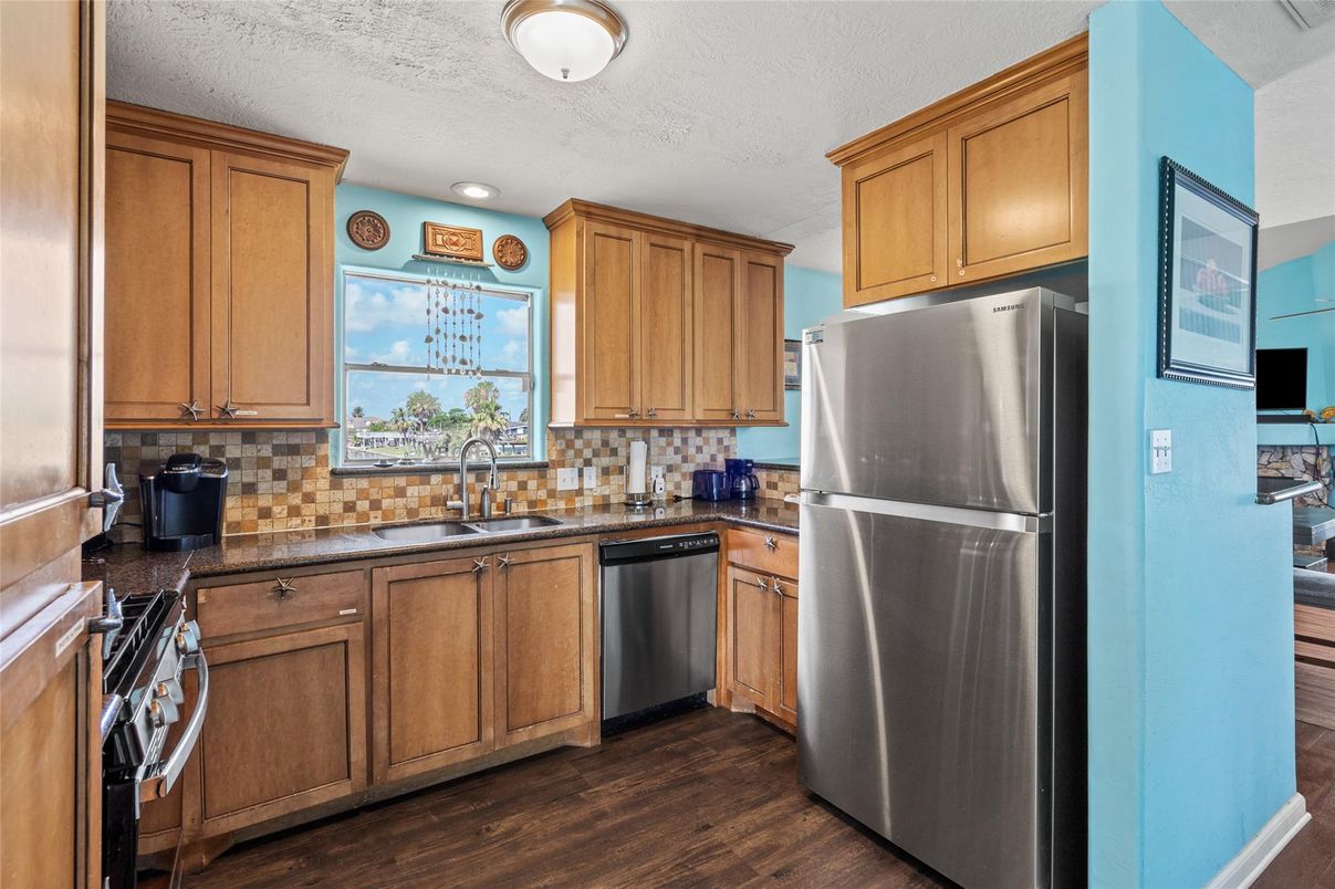 Interior, Kitchen, Wood Texture Flooring
