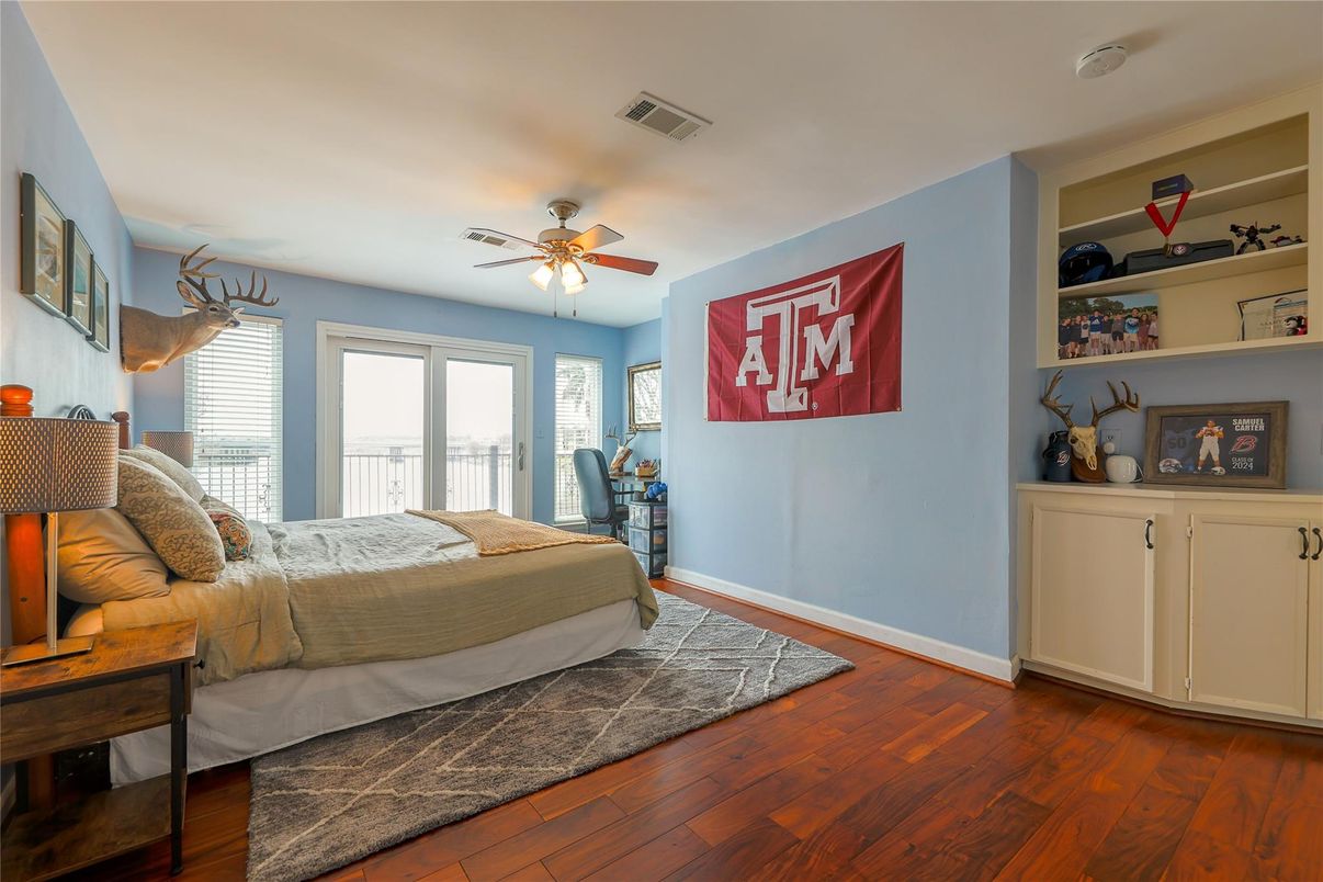Bedroom, Interior, Wood Texture Flooring