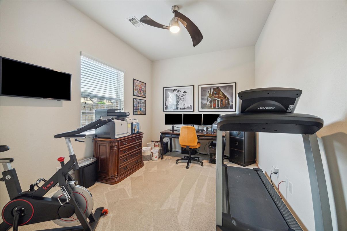 Fitness Equipment, Home Office, Interior