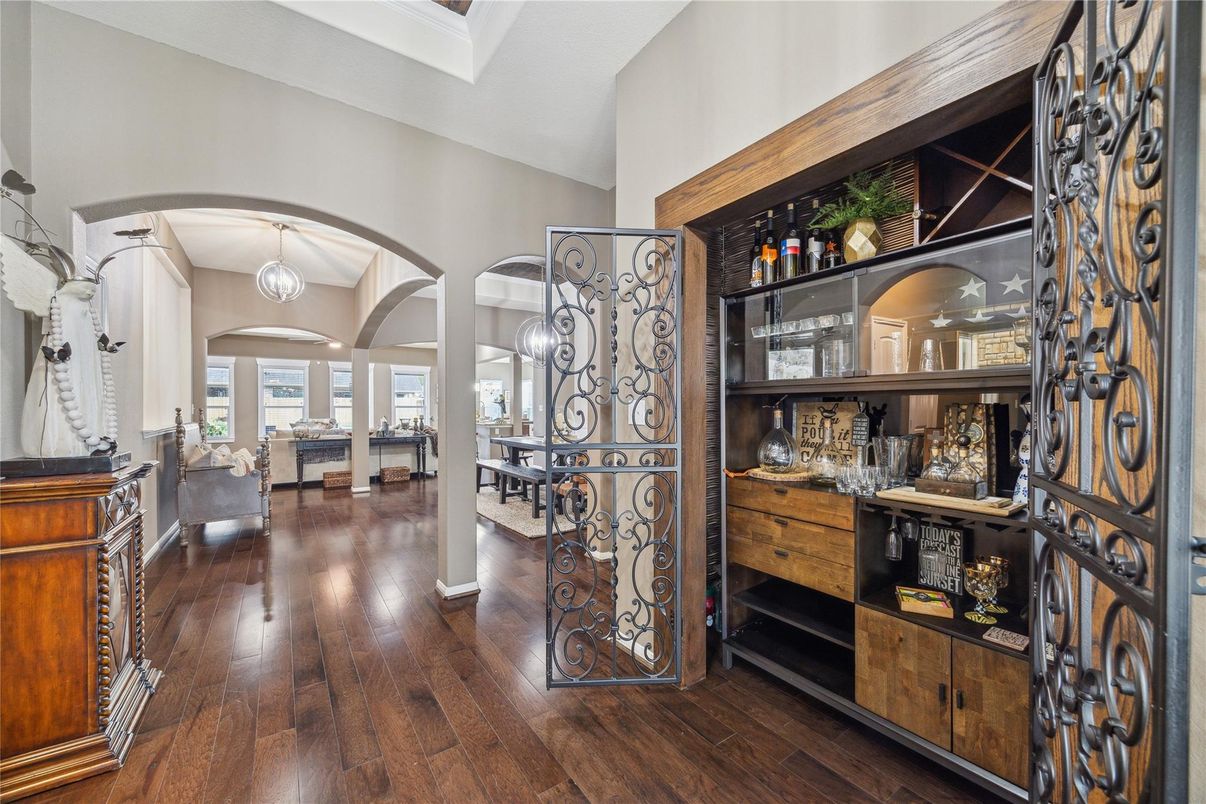 Chandelier, Interior, Pendant Lights, Wood Texture Flooring