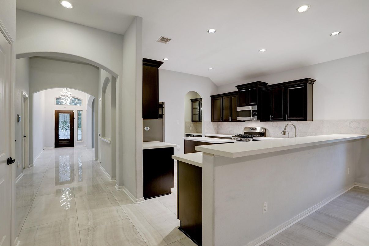 Interior, Kitchen, Recessed Lighting, Stainless Steel Appliances