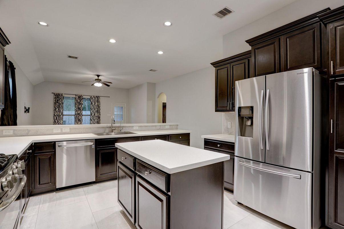 Interior, Kitchen, Recessed Lighting, Stainless Steel Appliances