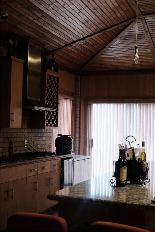 Interior, Kitchen, Pendant Lights, Wooden Ceilings