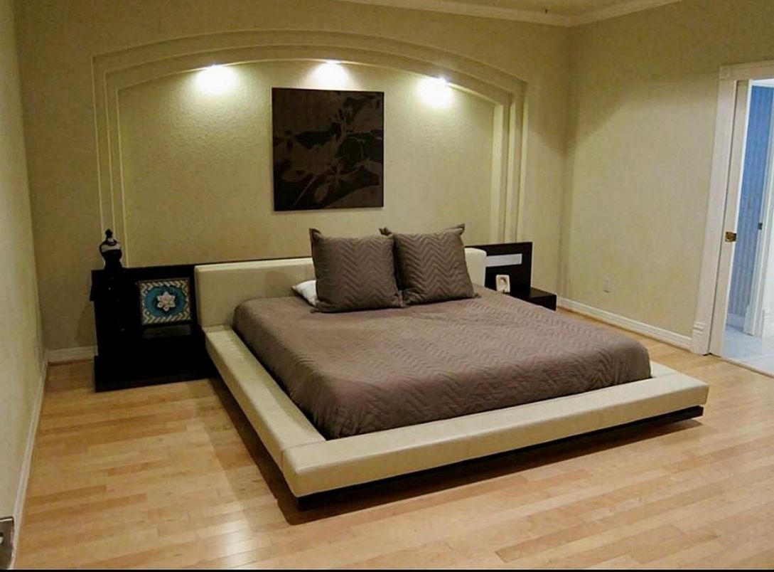Bedroom, Interior, Wood Texture Flooring