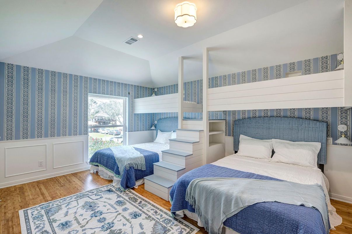 Bedroom, Interior, Wood Texture Flooring