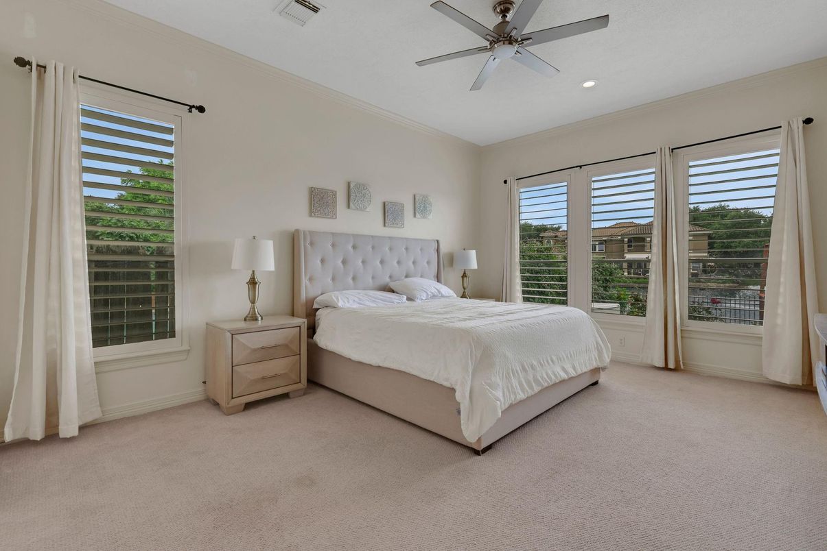 Bedroom, Interior, Recessed Lighting