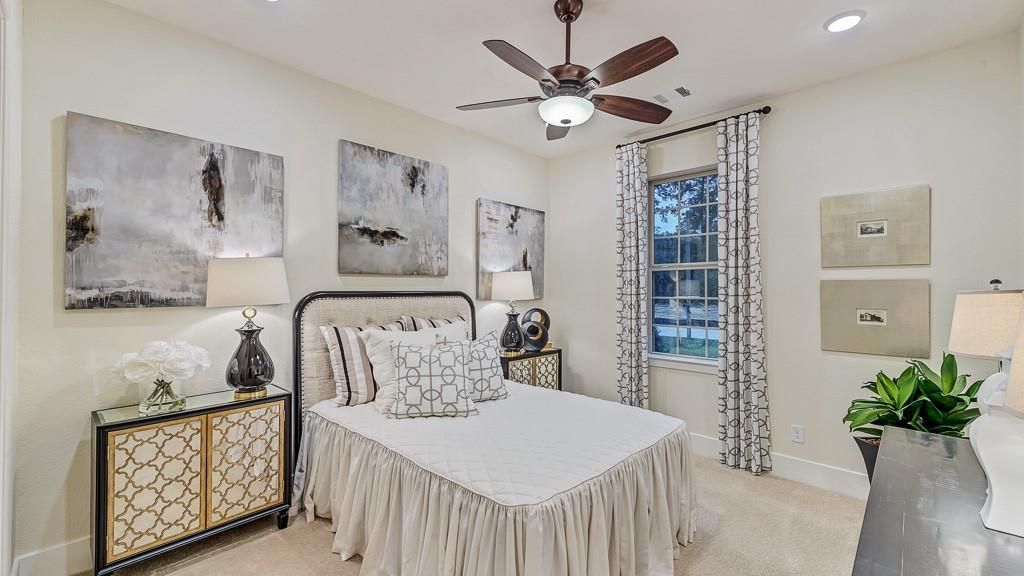 Bedroom, Interior, Recessed Lighting