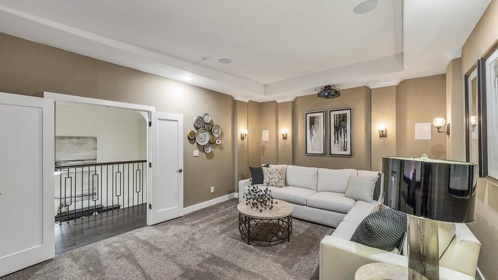 Interior, Living room, Recessed Lighting
