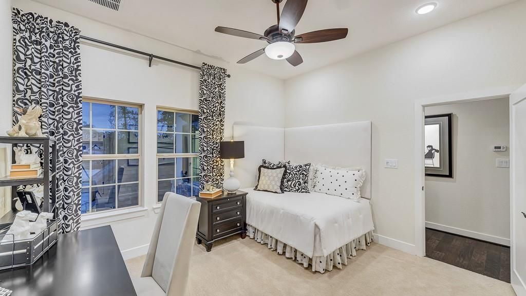 Bedroom, Home Office, Interior, Recessed Lighting