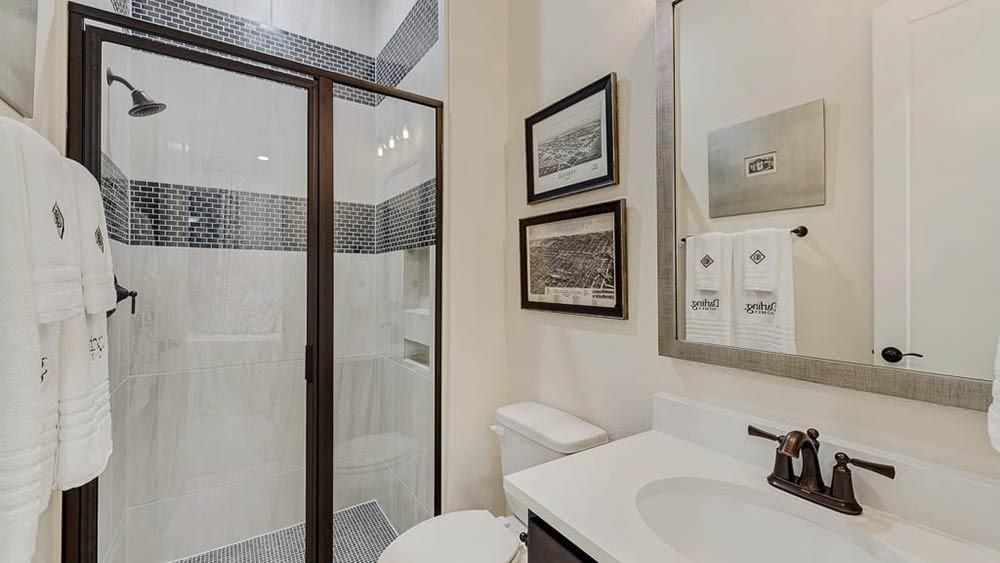 Bathroom, Glass Shower, Interior